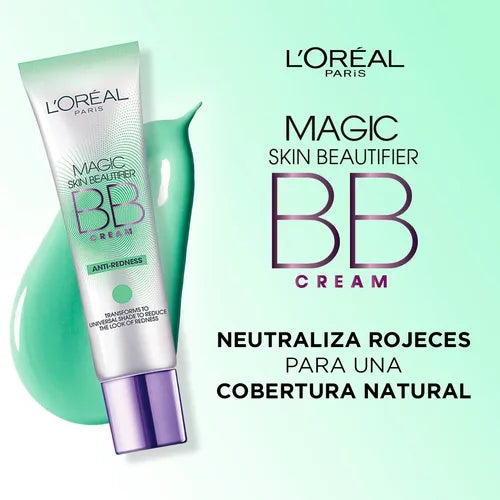 base de maquillaje L'Oréal Paris Magic Skin Beautifier BB Cream Anti-Redness