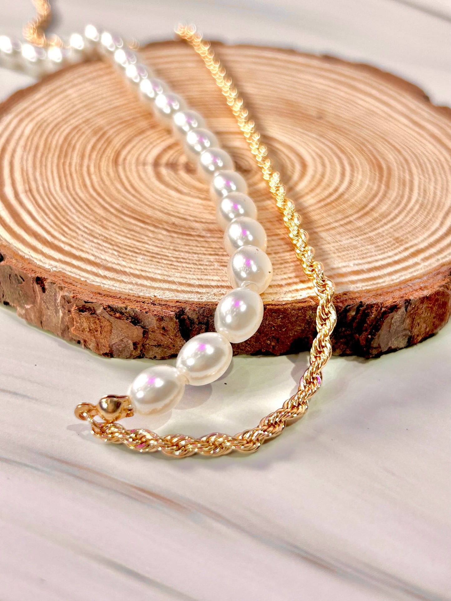 Collar con perla