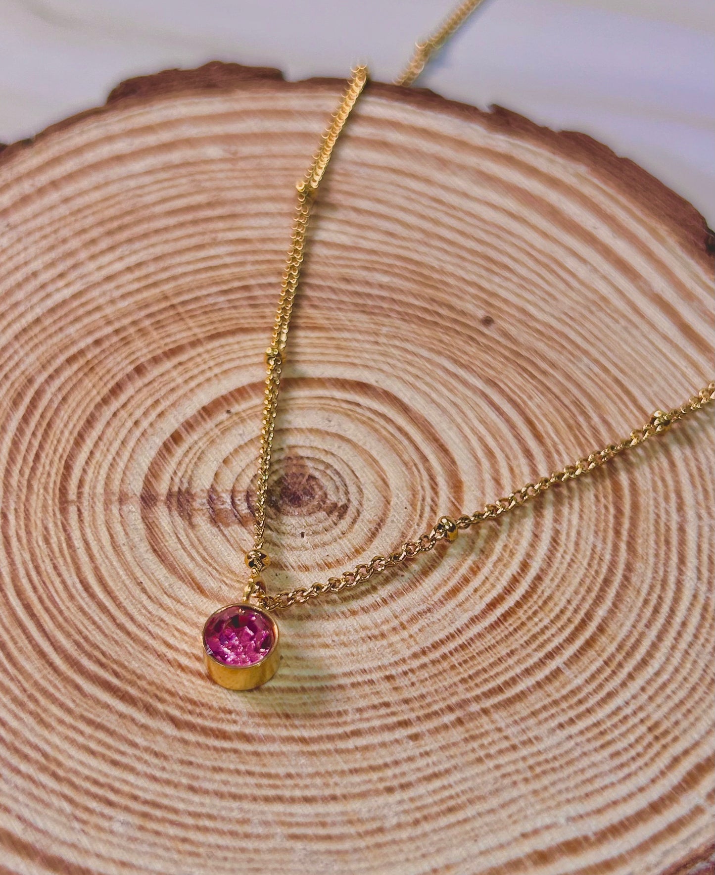 Collar dije rosa