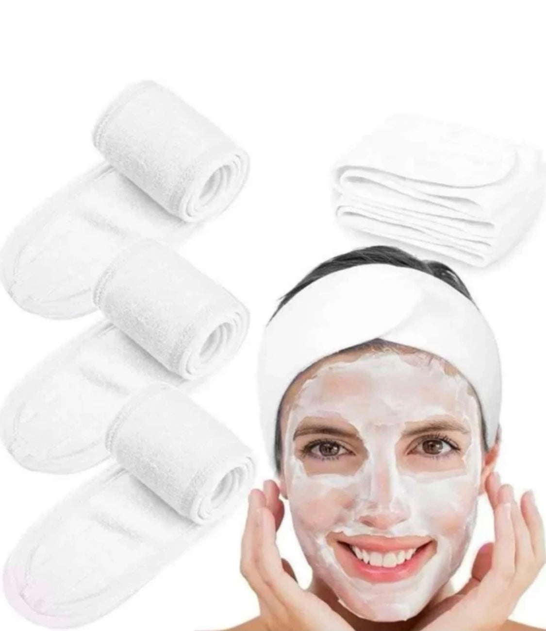 Banda para el cabello con velcro
