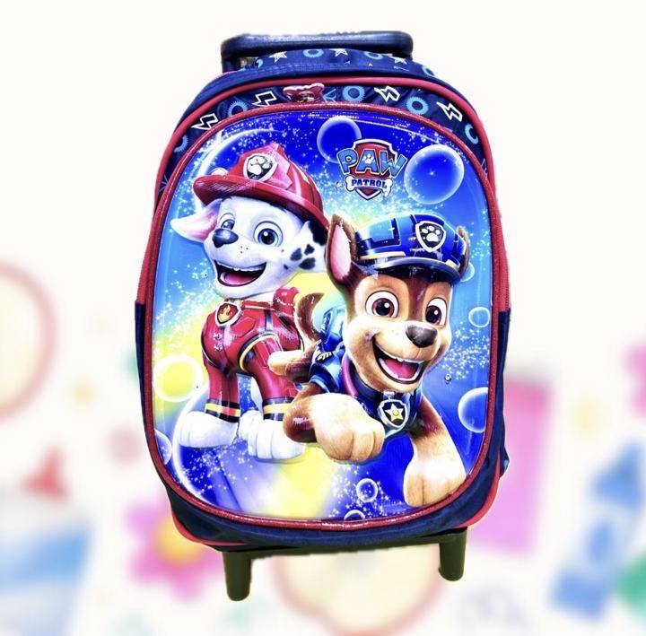 Mochila preescolar de carrito