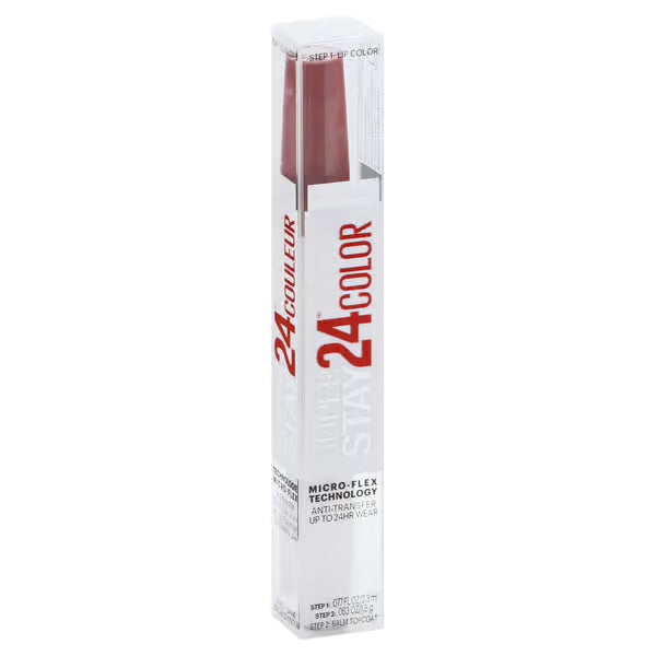lápiz labial líquido Maybelline Super Stay 24 de dos pasos