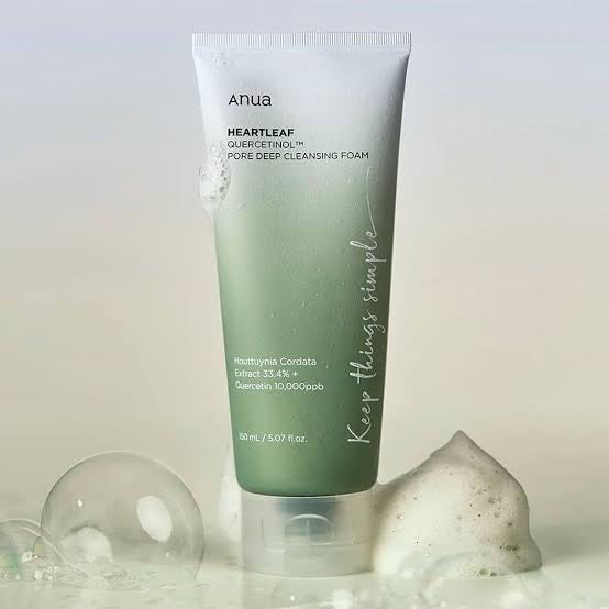 Anua Heartleaf Quercetinol Pore Cleansing Foam