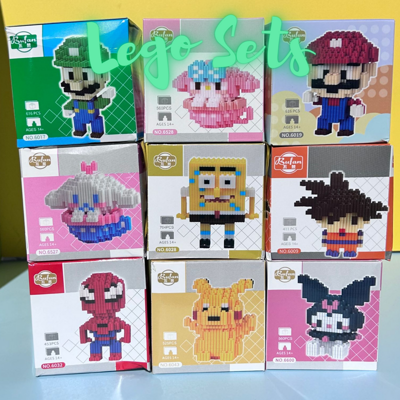 Sets de mini bloques armables de personajes