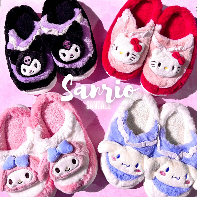 Sandalias de peluche Sanrio