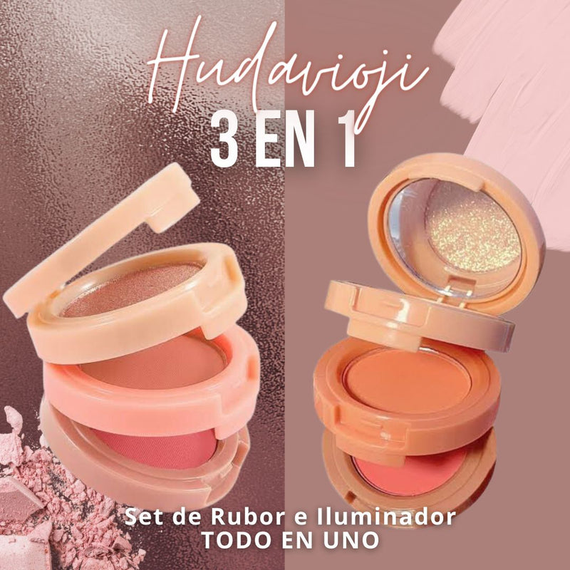 HUDAMOJI BLUSH 3 EN 1