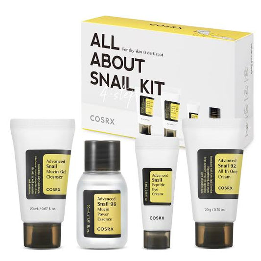 COSRX - All About Snail Kit 4-Step | Kit Mucina De Caracol