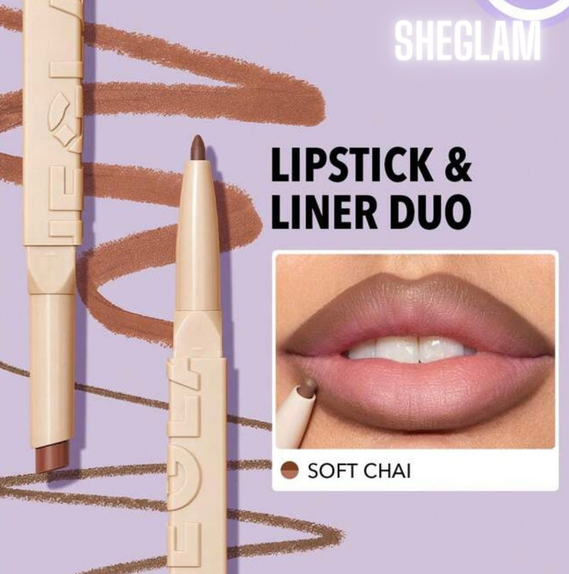 Duo de labial y delineador Glam 101 Lipstick & Liner Duo SHEGLAM