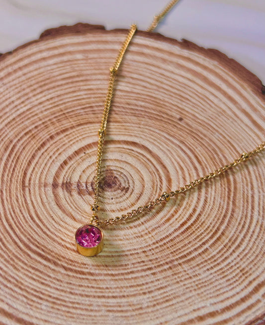 Collar dije rosa