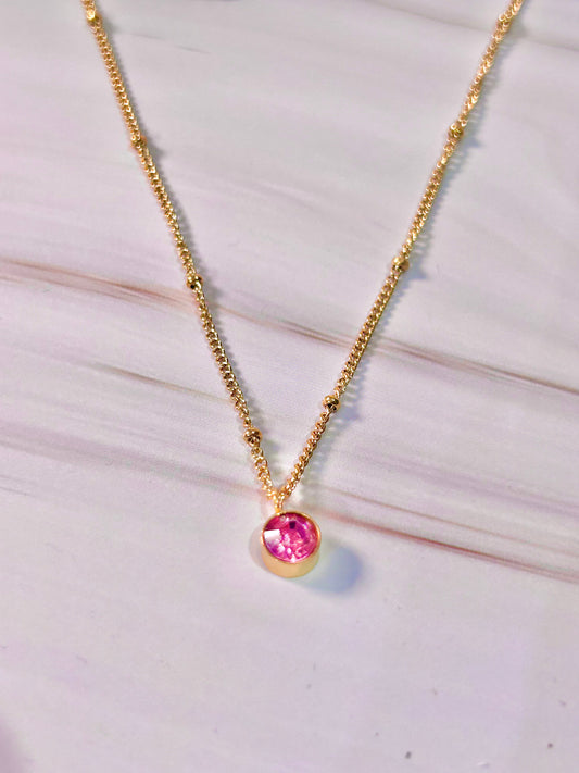Collar dije rosa