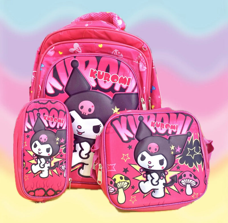 Set de mochila escolar con luces Sanrio