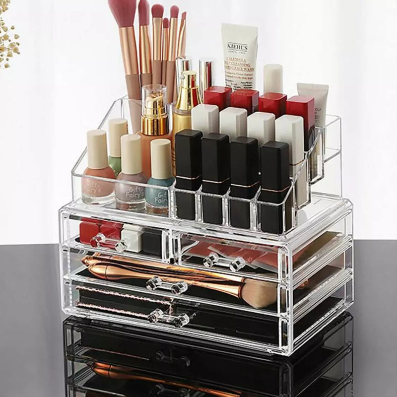 Organizador de acrílico para maquillaje