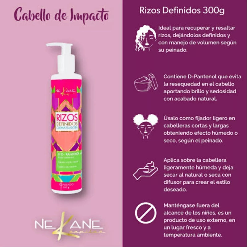 Rizos definidos crema fijadora NEKANE