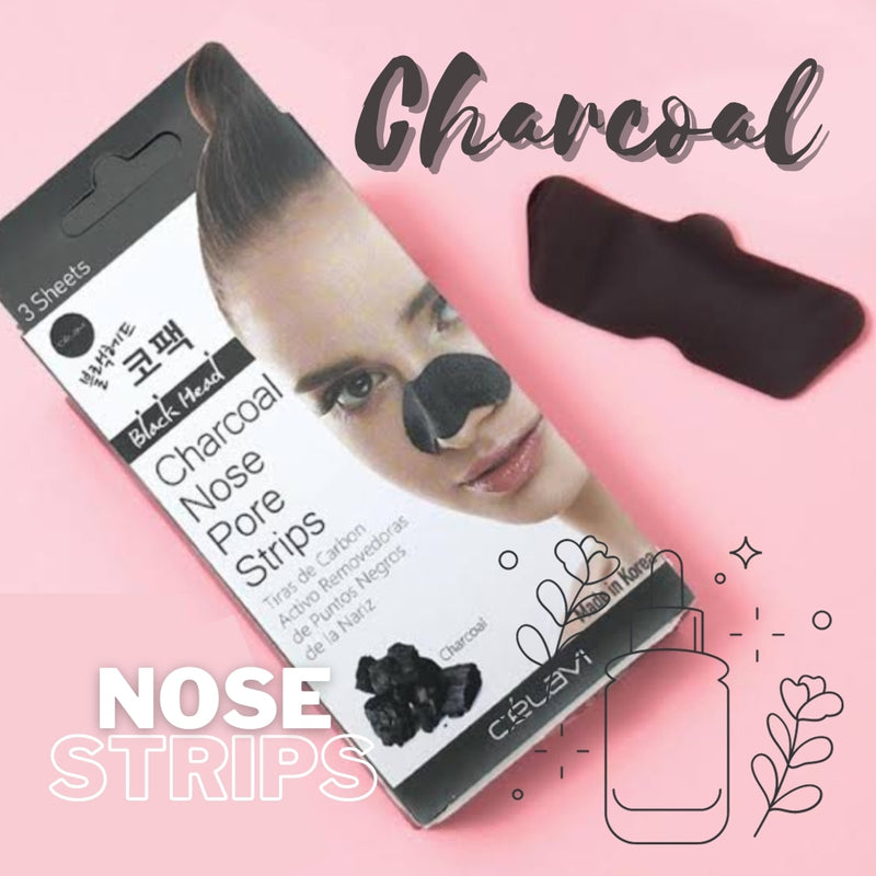 Charcoal Nose Pore Strips Celavi