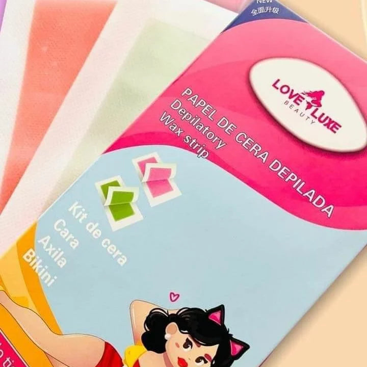 Papel de cera para depilar Wax Strio Love Luxe