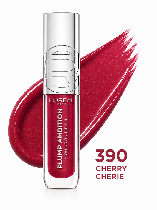 ✨ Plump Ambition Hyaluron Lip Oil – L’Oréal Paris cherry cherie