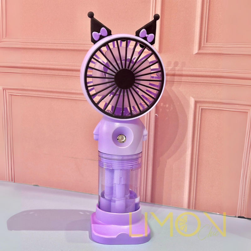 Mini Ventilador Sanrio con Humidificador