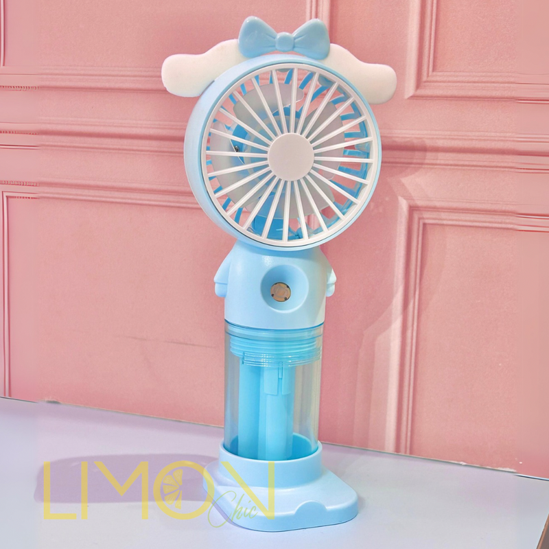 Mini Ventilador Sanrio con Humidificador