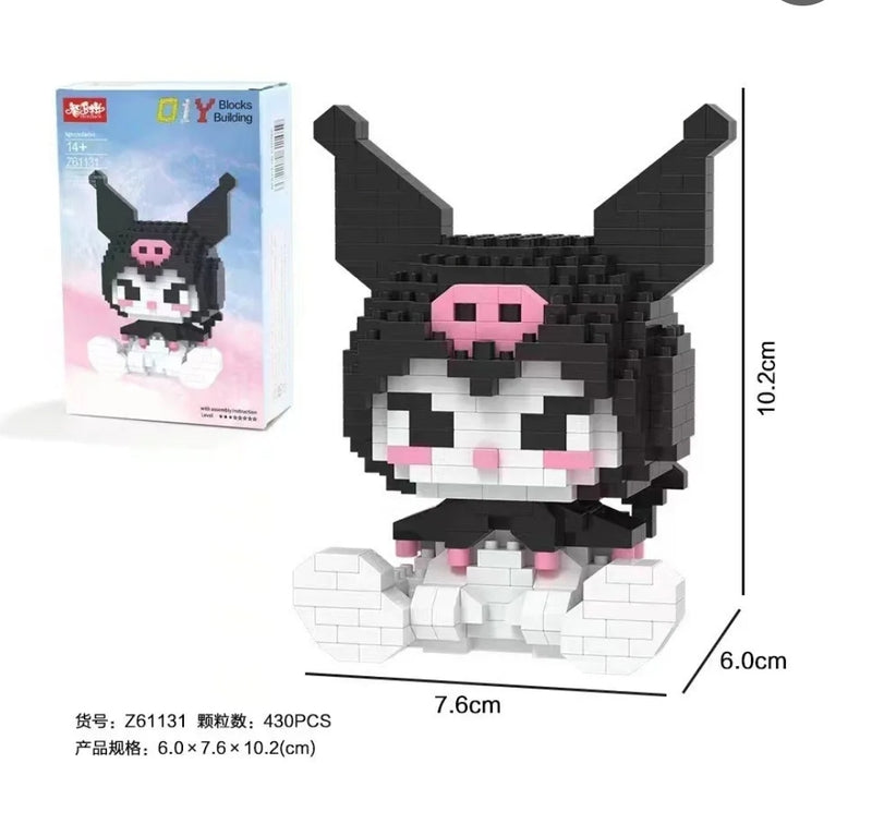 Set de bloques mini Kuromi Zhiduopin