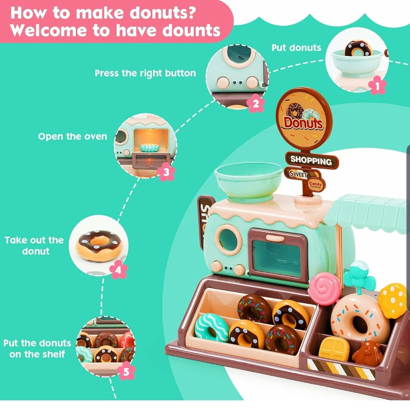 Tienda de Donas Donut Shop Mini Candy Paradise