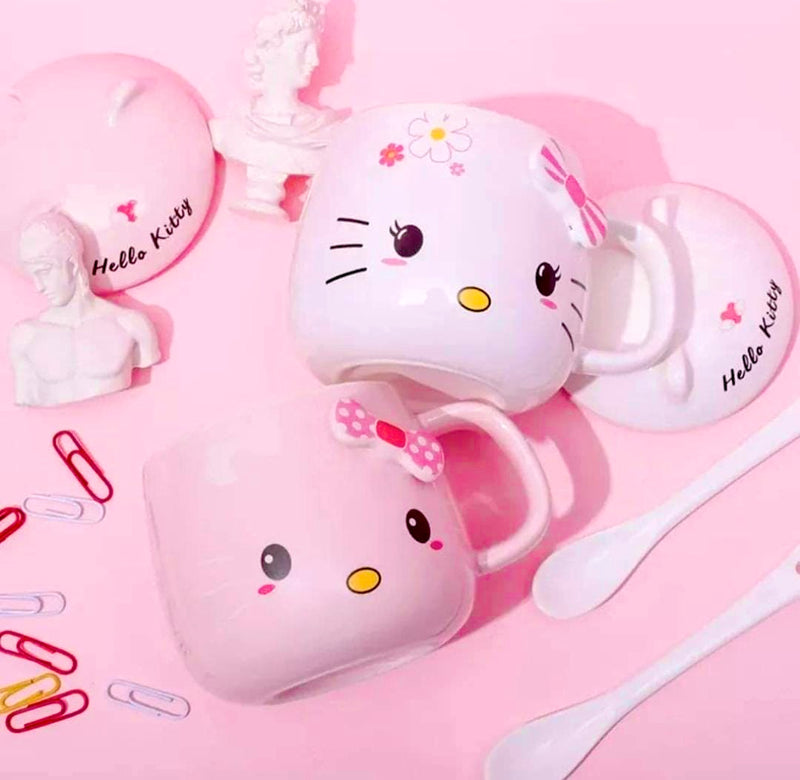 Taza de cerámica de Hello Kitty