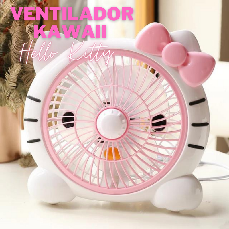 Ventilador Kawaii Hello Kitty