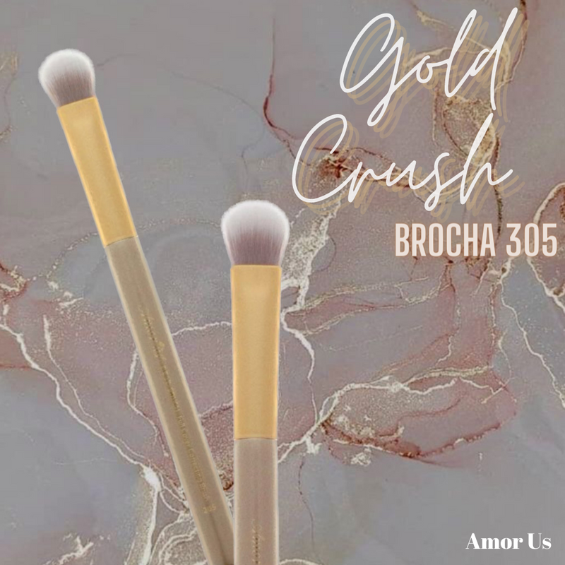 Brocha de Maquillaje Gold Crush Amor Us