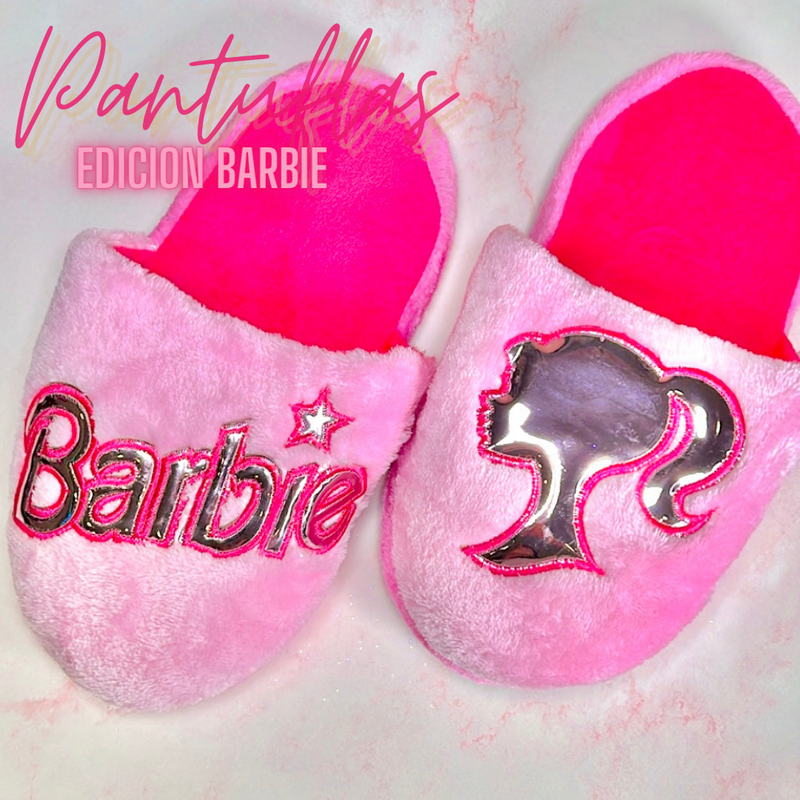 Pantuflas edicion Barbie