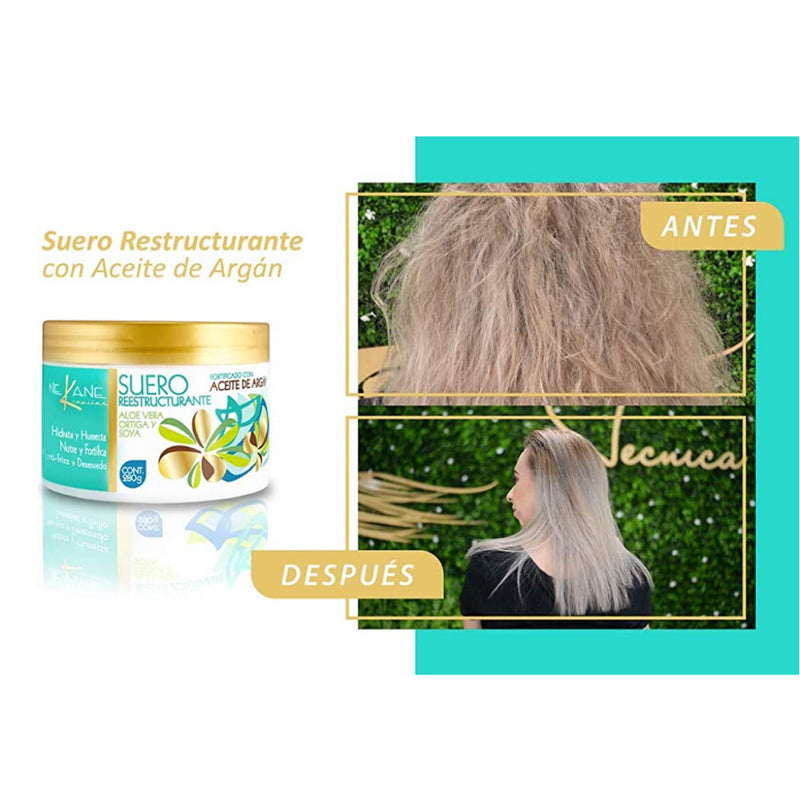 Suero reestructurante para cabello Nekane