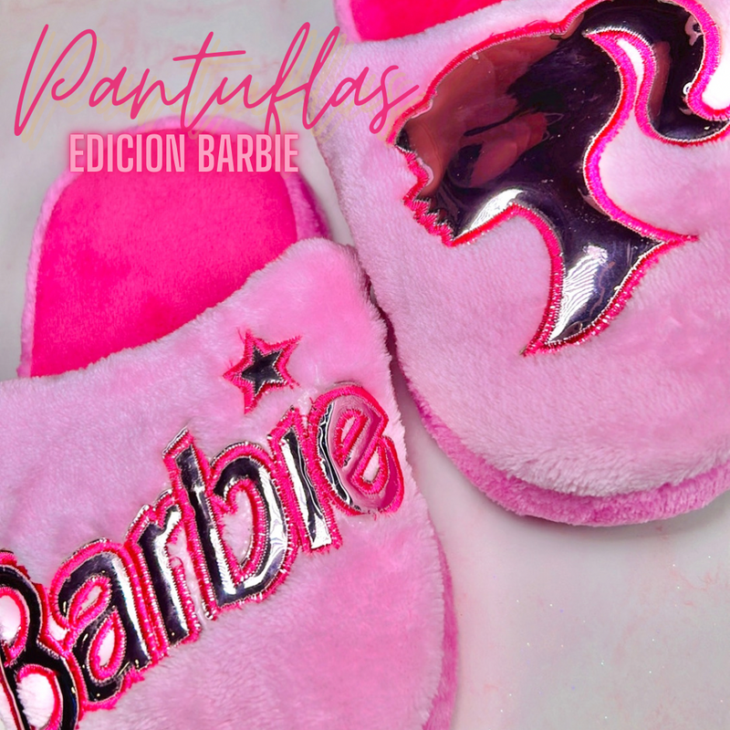 Pantuflas edicion Barbie