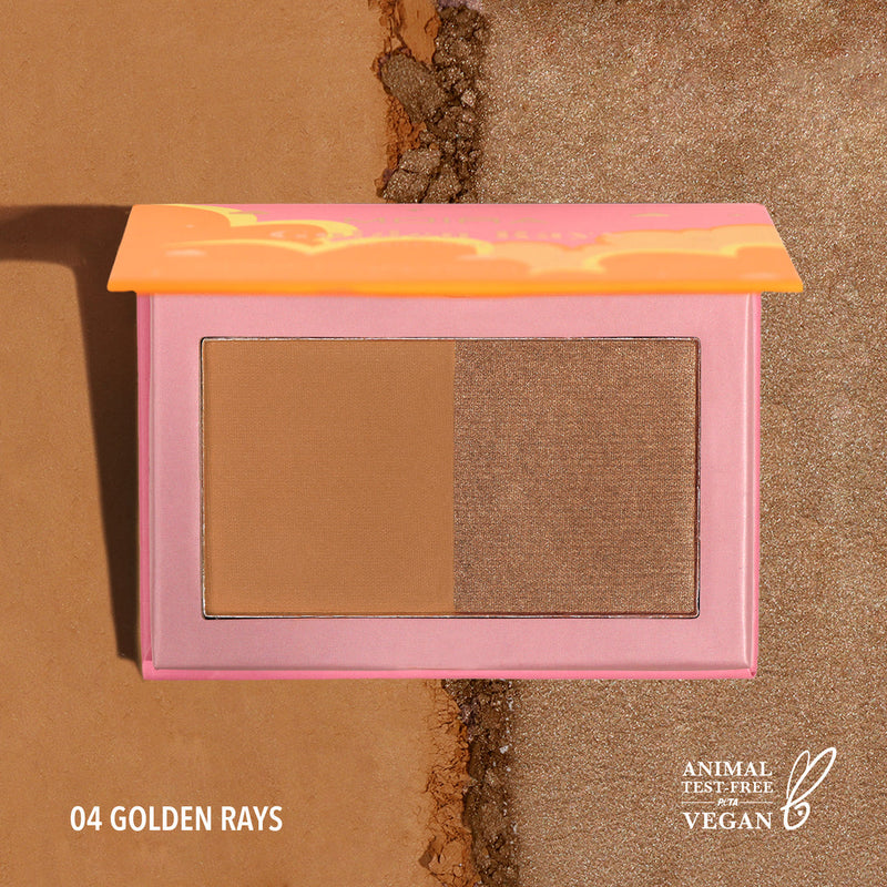 Paleta de doble bronceador Bronzed Goddess Duo MOIRA