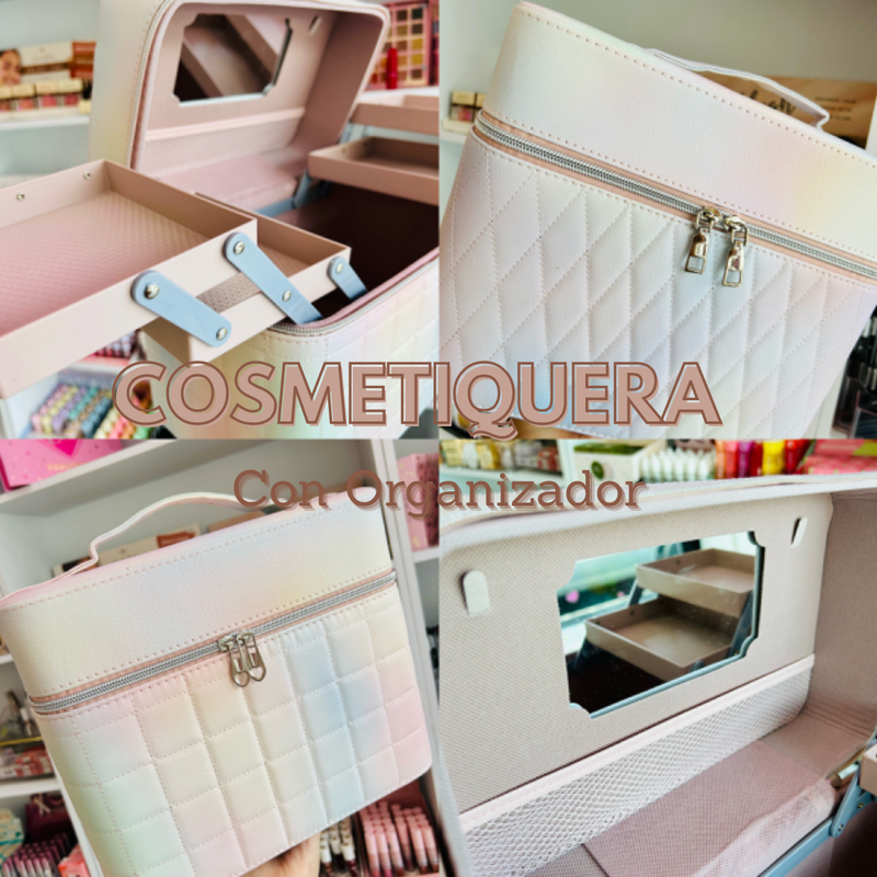 Cosmetiquera con organizador