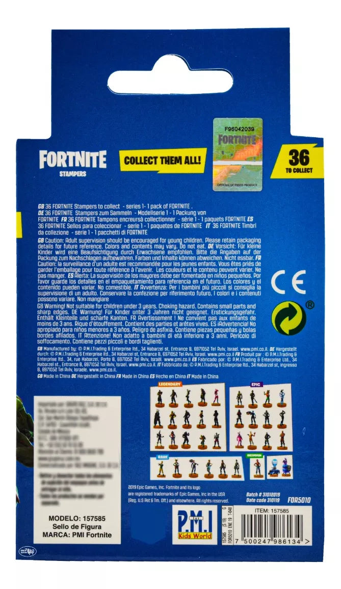 Figura Fortnite Stampers en caja