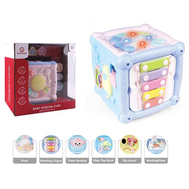 Cubo didáctico e interactivo para bebes