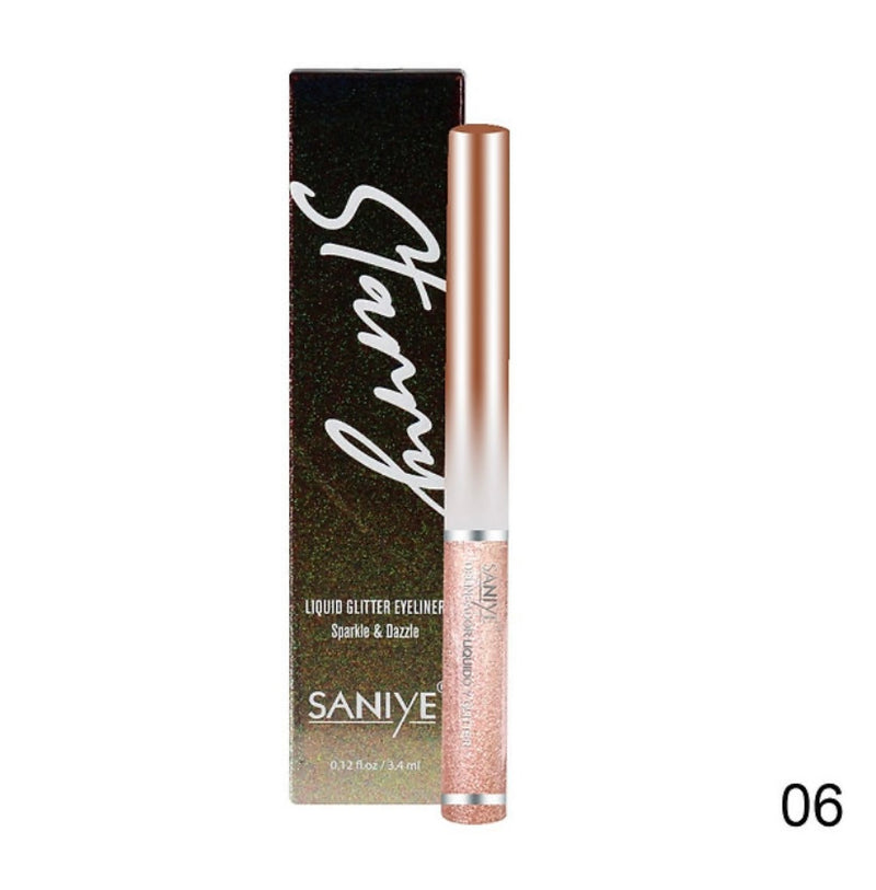 Delineador Liquido Glitter SANIYE