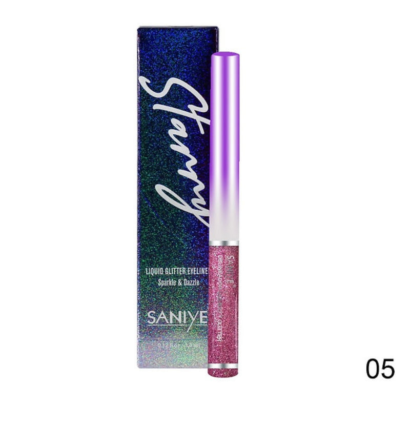 Delineador Liquido Glitter SANIYE