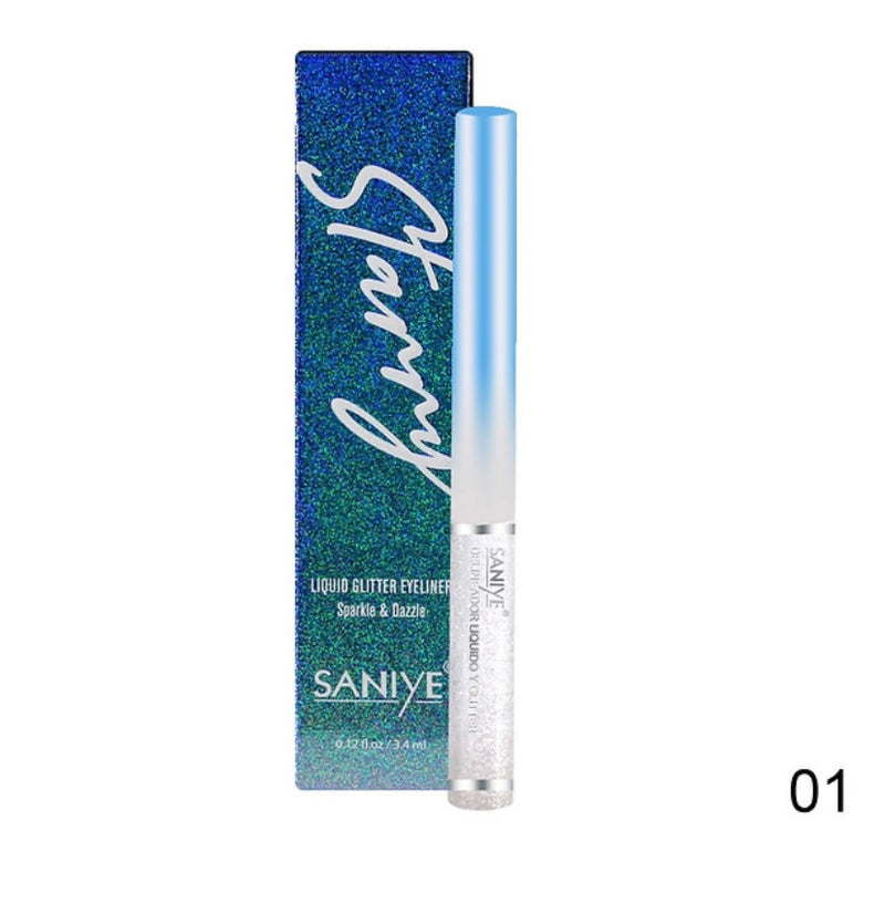 Delineador Liquido Glitter SANIYE