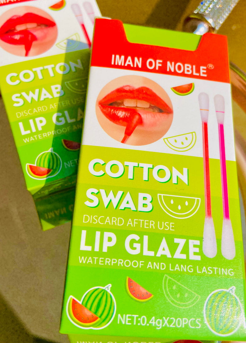 Cotton Swab Lip Glaze