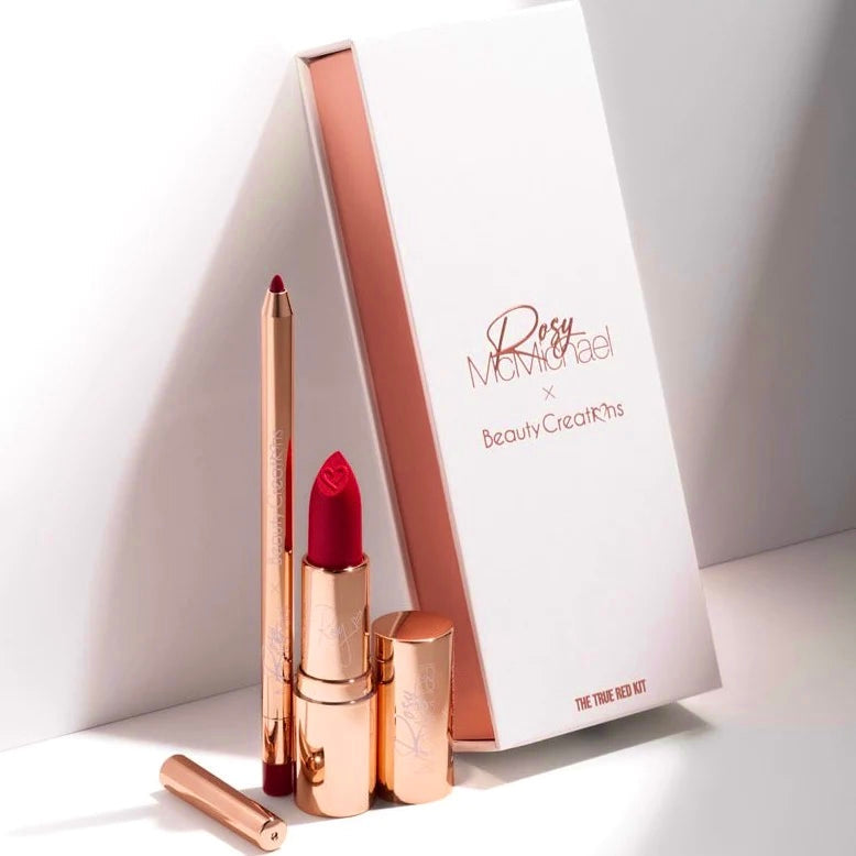 Kit de labios The True Red Kit - Rosy McMichael x Beauty Creations